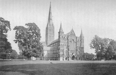 Katedrála v Salisbury, 1902 od Unbekannt