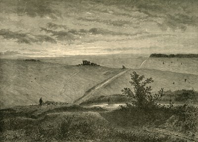 Salisbury Plain, z blízkosti Amesbury, 1898. od Unbekannt