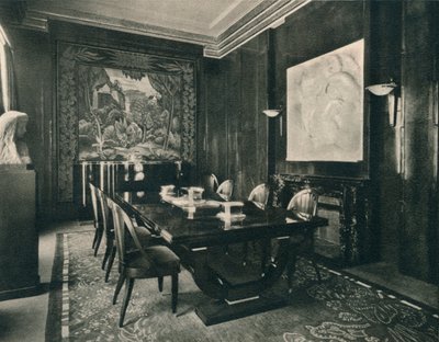 Jídelna v Hôtel DU Collectionneur, 1925. od Unbekannt