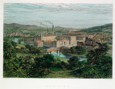 Saltaire, Yorkshire, 19. století od Unbekannt