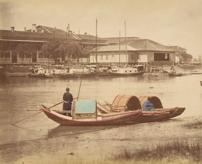 Kanoe, 70. léta 19. století. od Unbekannt
