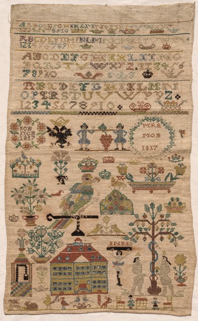Fragment vzorku, 1817. od Unbekannt