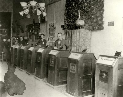 San Francisco Salon s kinetoskopy, 1894-1895 od Unbekannt