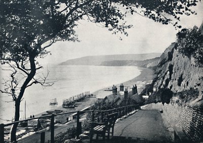 Sandown - Pláž na koupání, 1895 od Unbekannt