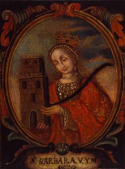 Santa Barbara, ca. 1680-1690. od Unbekannt