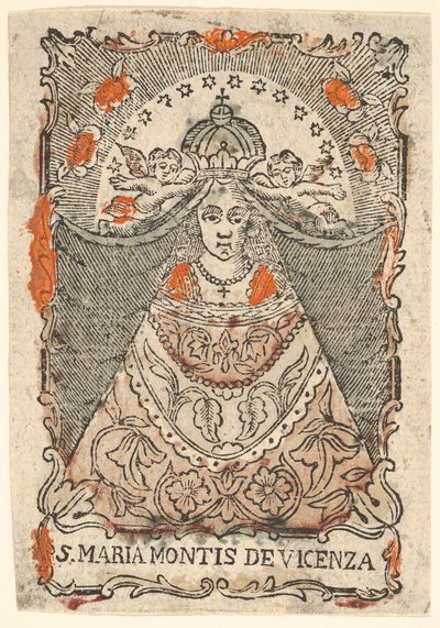 Santa Maria Montis z Vicenzy. od Unbekannt