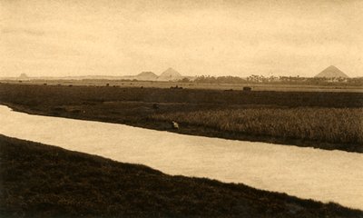 Sakkára - pyramidy Dashur, c1918-c1939. od Unbekannt