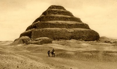 Sakkára – stupňovitá pyramida, c1918-c1939. od Unbekannt