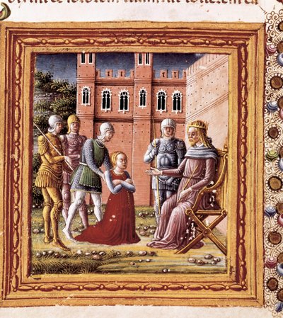 Sarah darovala faraonovi miniaturu namalovanou Marco Giovanni Dell