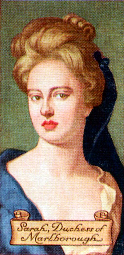 Sarah, vévodkyně z Marlborough, převzato ze série cigaretových karet, 1935 od Unbekannt