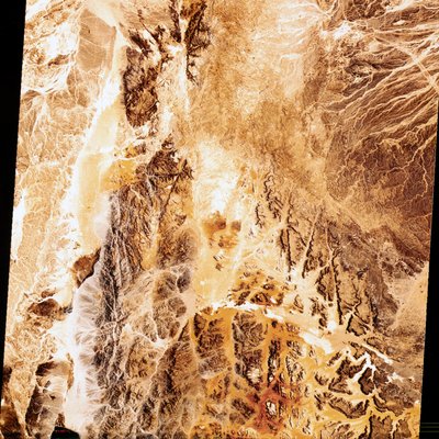 Satelity, pozorování Země, USA Obraz Země ve falešných barvách Landsat od Unbekannt