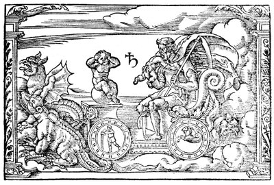 Saturn, římský bůh času, 1569 od Unbekannt