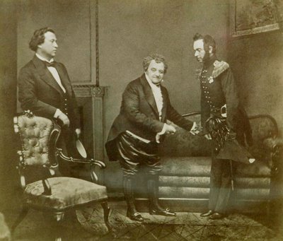 Scéna z hry Aleksandra Griboyedova Woe from Wit, Maly Theatre, Moskva, Rusko, 1850 od Unbekannt