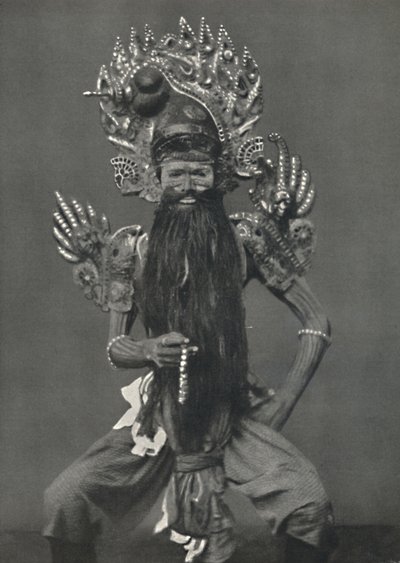 Herec jako Guruswamin, hlavní duchovní učitel, 1926 od Unbekannt