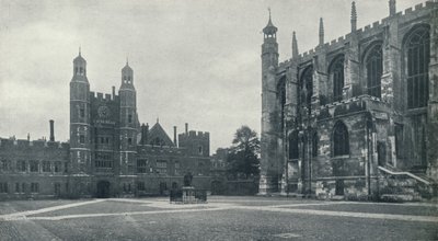 Školní dvůr a kaple, 1926 od Unbekannt