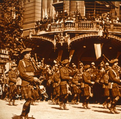 Skotští vojáci, 14. července 1919 od Unbekannt
