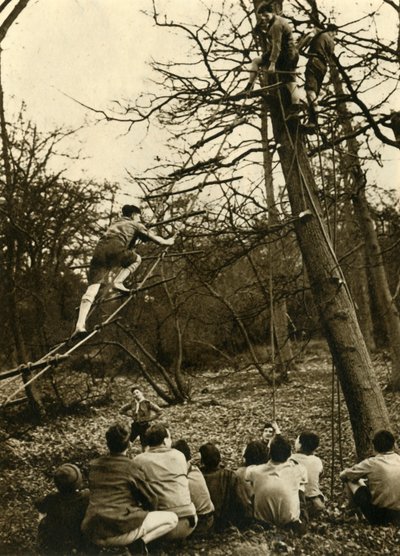 „Scouti praktikující průkopnickou práci“, 1944. od Unbekannt