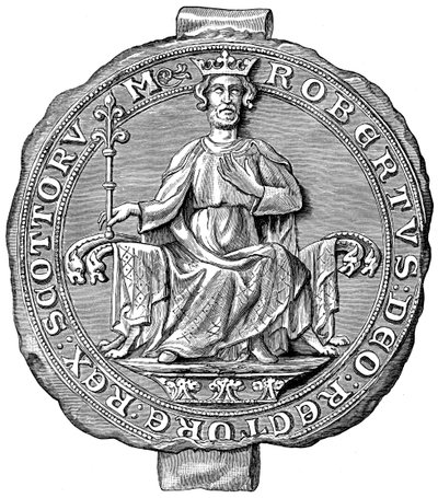 Pečeť Roberta Bruce, skotského krále, 14. století 1892 od Unbekannt