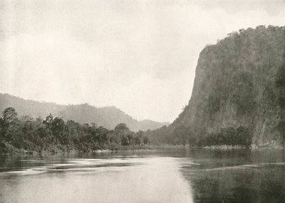 Second Defile na řece Irrawaddy, poblíž Bhamo, 1900. od Unbekannt
