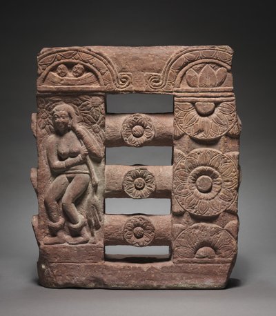 Část monolitického zábradlí s medailony Bather a Lotus, c. 150-250. od Unbekannt