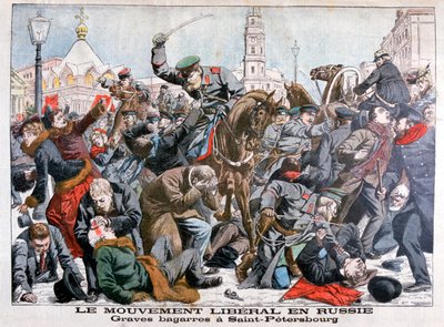 Vážné boje Liberálního hnutí v Rusku, Petrohrad, 1904 od Unbekannt
