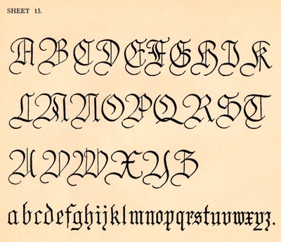 List 15, z portfolia abeced, 1929 od Unbekannt