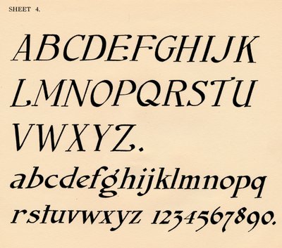 List 4, z portfolia abeced, 1929 od Unbekannt