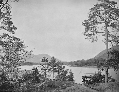 Shelving Rock Mountain, Lake George, New York, c1897. od Unbekannt