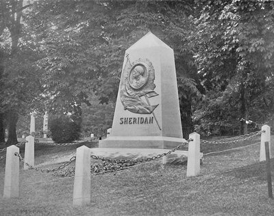 Sheridans Tomb, Národní hřbitov, Washington, DC, c1897. od Unbekannt