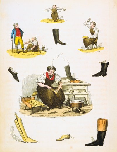 Švec, c1845 od Unbekannt
