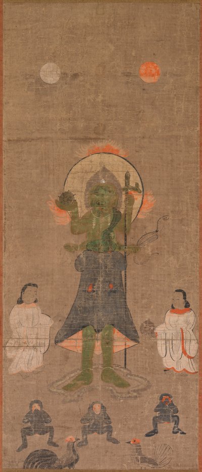 Shomen Kongo: The Blue-Faced Kongo, 17. století. od Unbekannt