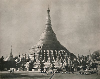 Pagoda Shwedagon, Yangon, 1900. od Unbekannt