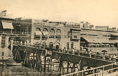 Boční pohled na Whiteley Bridge, Basra, c1918-c1939. od Unbekannt