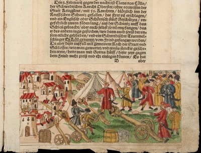 Obléhání Revalu Rusy v roce 1578. Ze sbírky zpráv Johanna Jakoba Wicka... od Unbekannt