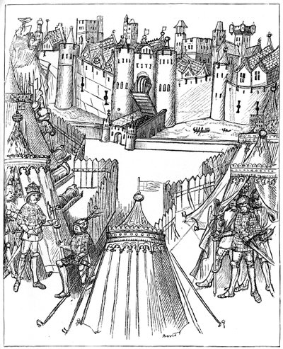 Obležení Rouenu, 1418-1419, 1893 od Unbekannt