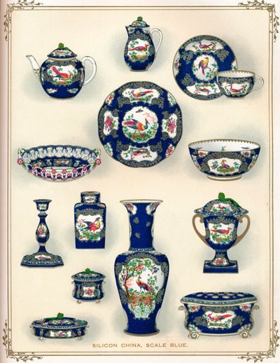 Silicon China, Scale Blue, počátek 20. století. 1911 od Unbekannt