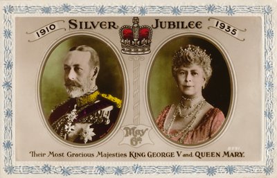 Stříbrné jubileum 1910-1935, 6. května – král Jiří V. a královna Marie, 1935. od Unbekannt