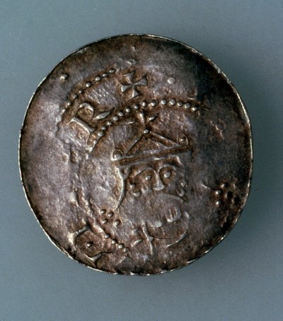 Stříbrný denár města Hildesheim, Německo, c1045-c1056 od Unbekannt