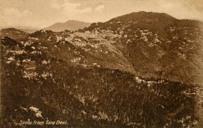 Simla z Tara Devi, c1918-c1939. od Unbekannt