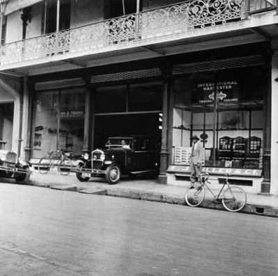 Autosalon Singer, Port of Spain, Trinidad, Trinidad a Tobago, 1931 od Unbekannt