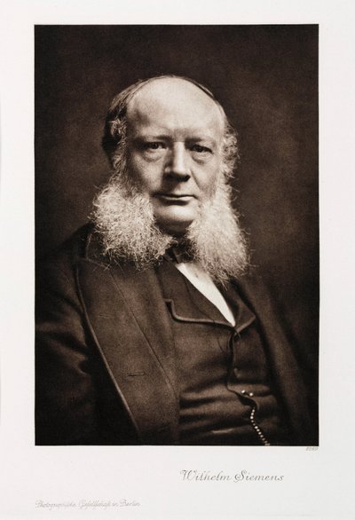 Sir Charles William Siemens, německý inženýr, c 1860-1870 od Unbekannt