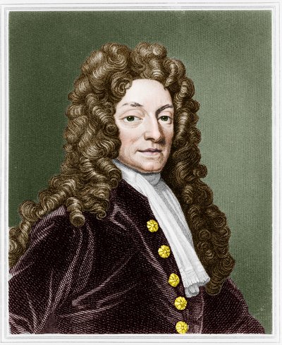 Sir Christopher Wren, anglický architekt, c1680 od Unbekannt