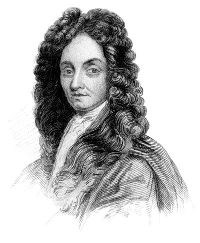 Sir Christopher Wren , anglický architekt, designér, astronom a geometr, c1850 od Unbekannt