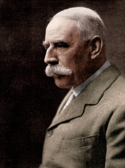 Sir Edward Elgar, 1857-1934, anglický skladatel, začátek 20. století. od Unbekannt