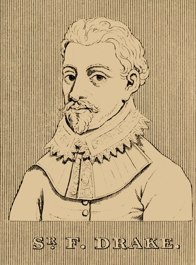 Sir Francis Drake, c1540-1596, 1830. od Unbekannt
