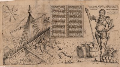 Sir Francis Drake, asi 1588. od Unbekannt