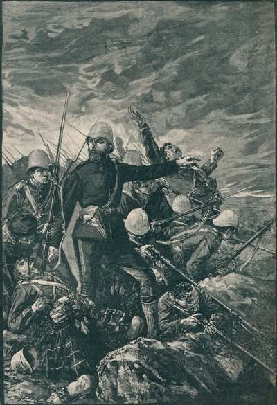 Sir George Colley na Majuba Hill, 1906 od Unbekannt