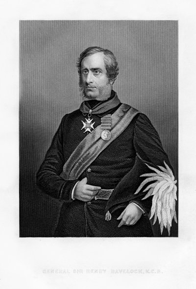 Sir Henry Havelock, britský generál, 19. století od Unbekannt
