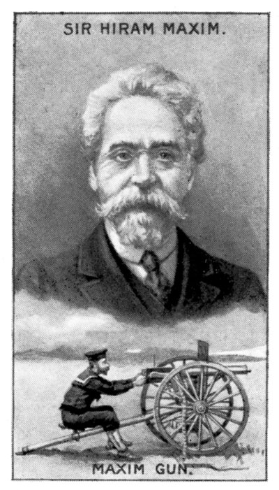 Sir Hiram Stevens Maxim, vynálezce Maxim Gun, c1924 od Unbekannt