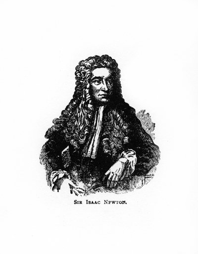 Sir Isaac Newton , anglický matematik, astronom a fyzik, 20. století od Unbekannt